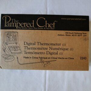 The Pampered Chef Digital Thermometer - New in Box